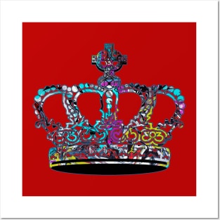 Graffiti crown Posters and Art